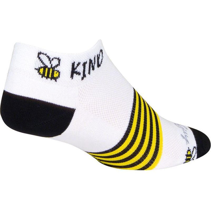 SockGuy Classic Bee Kind Socks - 1 Small/Medium