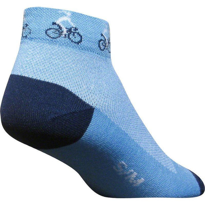 SockGuy Classic Ponytail Socks - 1 Blue Women's Small/Medium