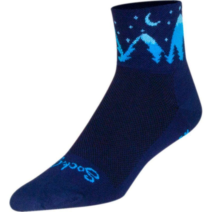 SockGuy Classic Midnight Socks - 3 Black Small/Medium