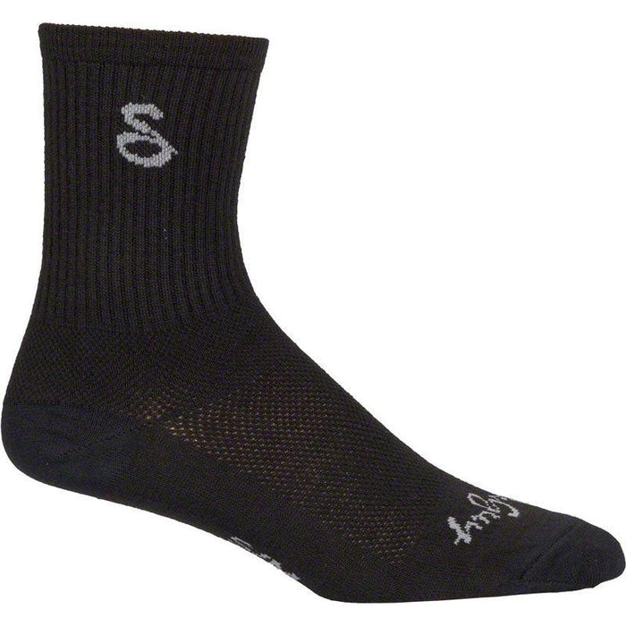 SockGuy Wool Tall Socks - 6 Black Small/Medium