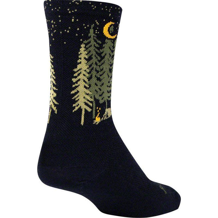 SockGuy Wool Camper Socks - 6 Black Large/X-Large