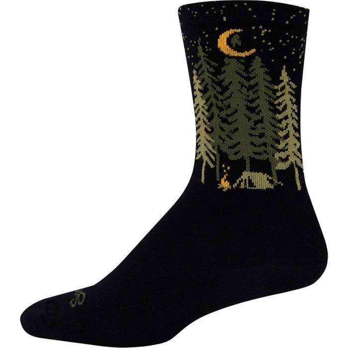 SockGuy Wool Camper Socks - 6 Black Large/X-Large