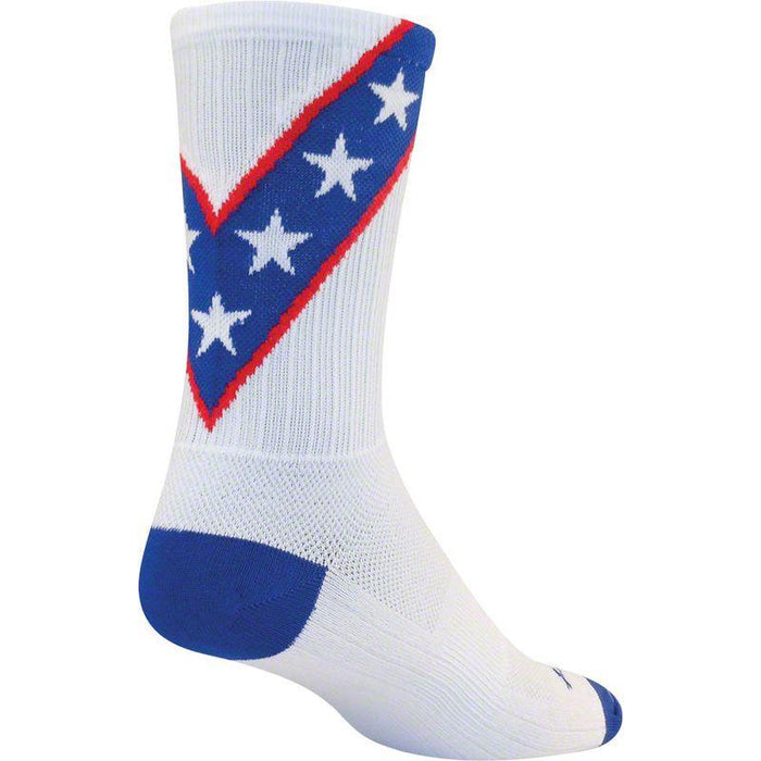 SockGuy SGX Daredevil Socks - 6 White Large/X-Large