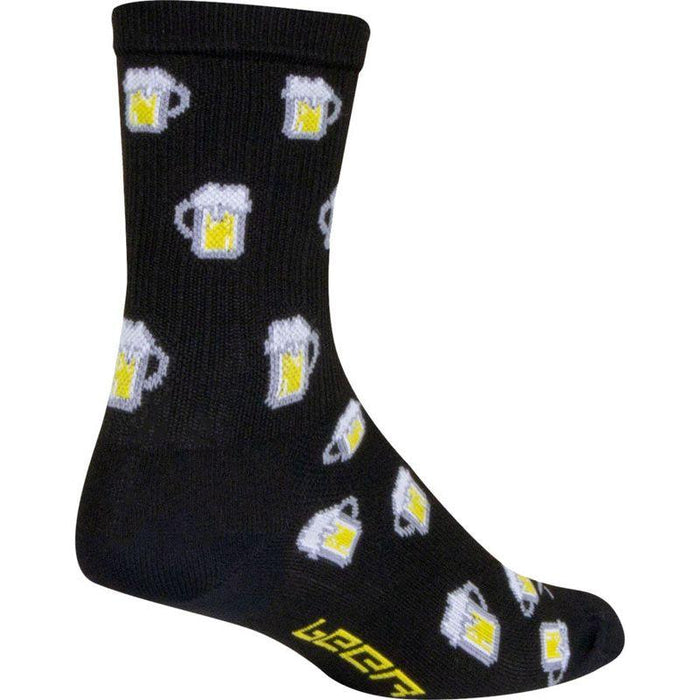 SockGuy SGX Pints Socks - 6 Black Large/X-Large