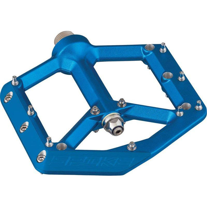 Spank Spike Pedals - Platform Aluminum 9/16 Blue