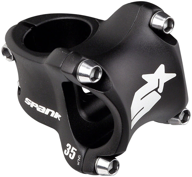 Spank Spike Race 2 Stem - 35mm 31.8 Clamp /-0 1 1/8 Aluminum Black