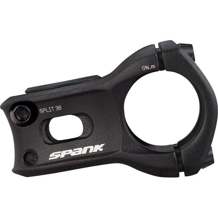 Spank Split Stem - 38mm 31.8 Clamp /-0 1 1/8 Aluminum Black