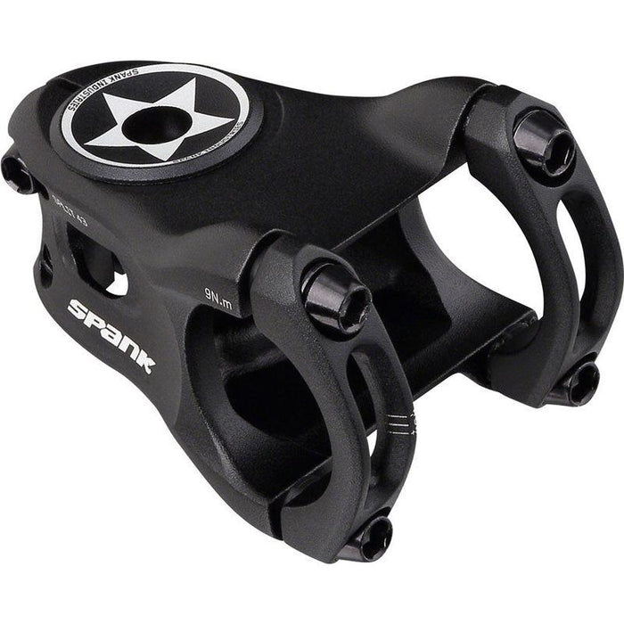 Spank Split Stem - 43mm 31.8 Clamp /-0 1 1/8 Aluminum Black