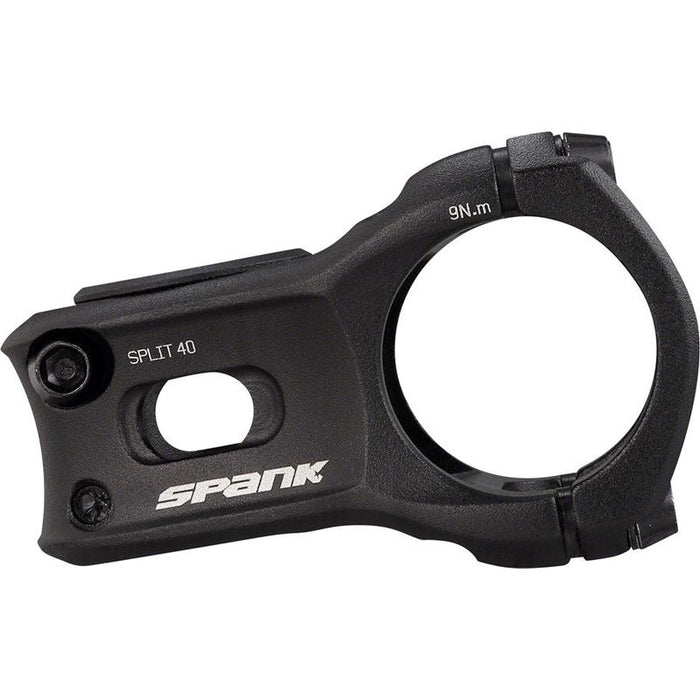 Spank Split 35 Stem - 40mm 35 Clamp /-0 1 1/8 Aluminum Black