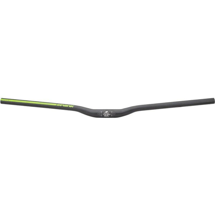 Spank Spoon 800 Handlebar - 31.8 x 800mm 20mm Rise Black/Green