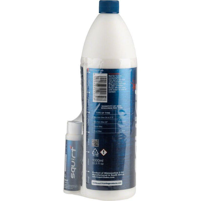 Squirt Seal Tire Sealant with BeadBlock 1L Bicycle Tire Sealant