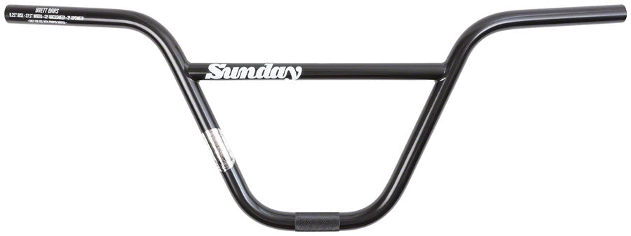 Sunday BRETT BMX 9.25 Black Bicycle Handlebars
