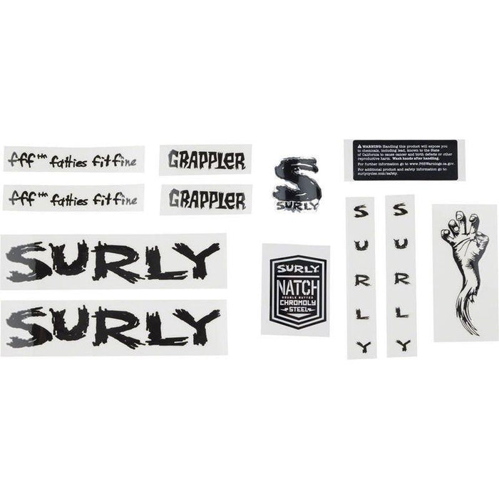 Surly Grappler Decal Set Bicycle Stickers