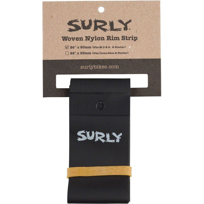 Surly Rim Strip: For Other Brother Darryl Rim Nylon 50mm wide Black