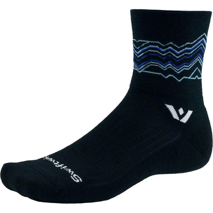 Swiftwick Pursuit Quarter Crew High Bicycle Socks