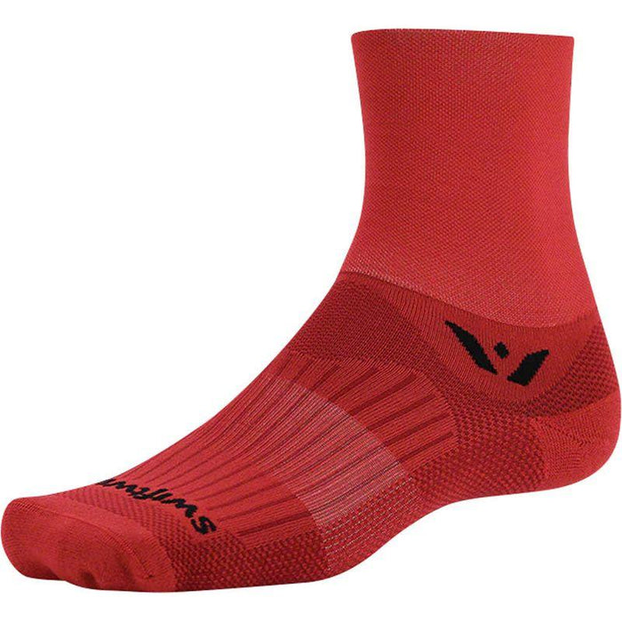 Swiftwick Aspire Quarter Crew High Bicycle Socks