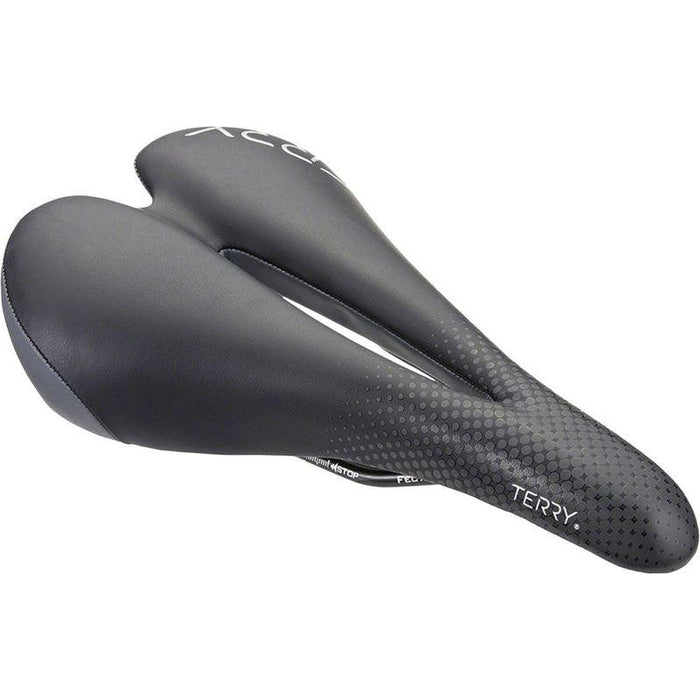 Terry Falcon X Saddle - Chromoly Black Gray Women's