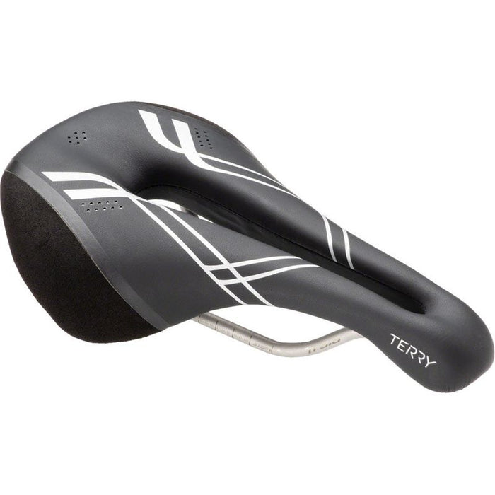 Terry Corta Saddle - Titanium Black Women's