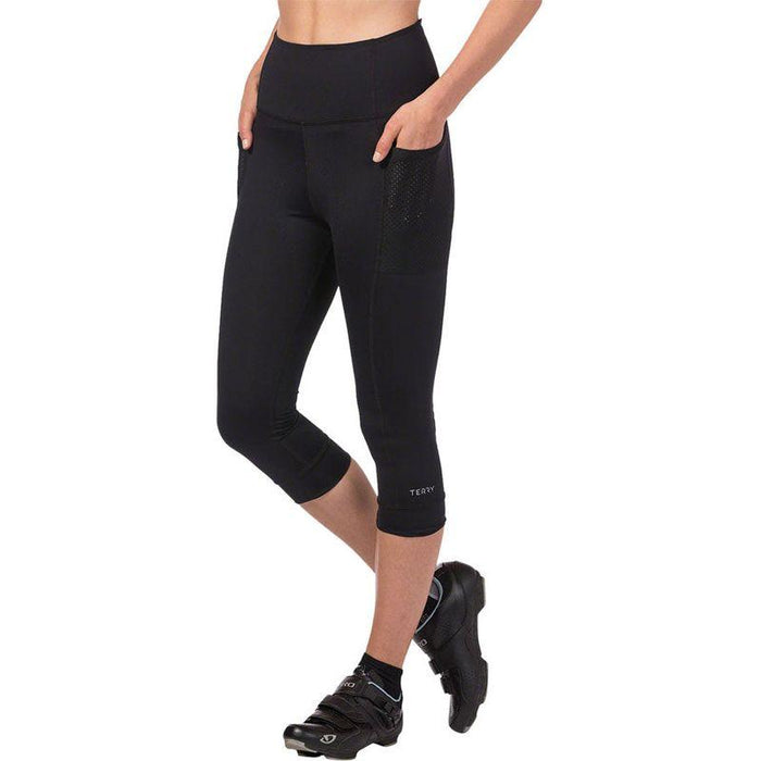 Terry Holster Hi Rise Capris Bicycle Tights