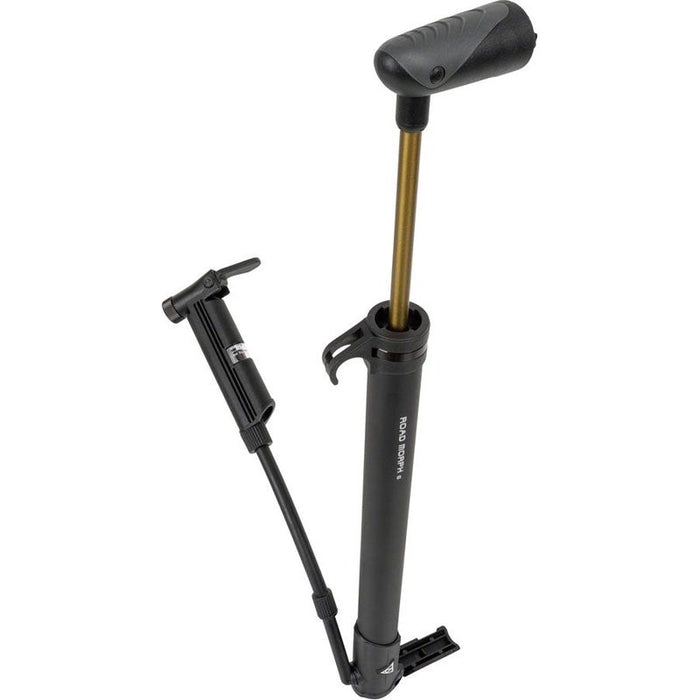 Topeak Road Morph G Pump - with Gauge Black 140psi