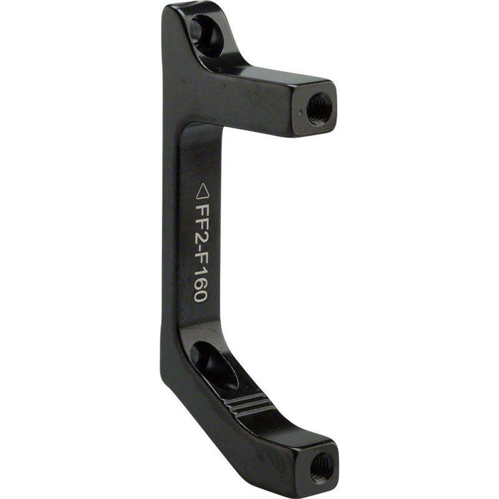 TRP FF2 Disc Brake Adapter - Front Flat Mount Fork to Post Mount Caliper For 160 mm Rotors Includes two M5x17mm Bolts