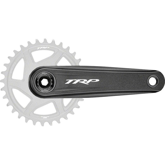 TRP CK-8050 Crankset - 175mm 12-Speed For 68/73mm Frame BB DM CINCH Chainring Interface 30mm Spindle Sandblasted Black
