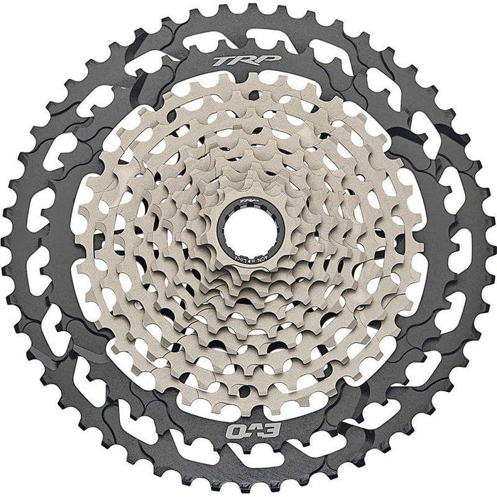 TRP CS-M9050-12 EVO Cassette - 12-Speed 10-52t MicroSpline Compatible Silver/Black