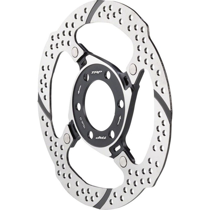 TRP-33 Disc Brake Rotor - 140mm 6-Bolt 1.8mm Silver/Black