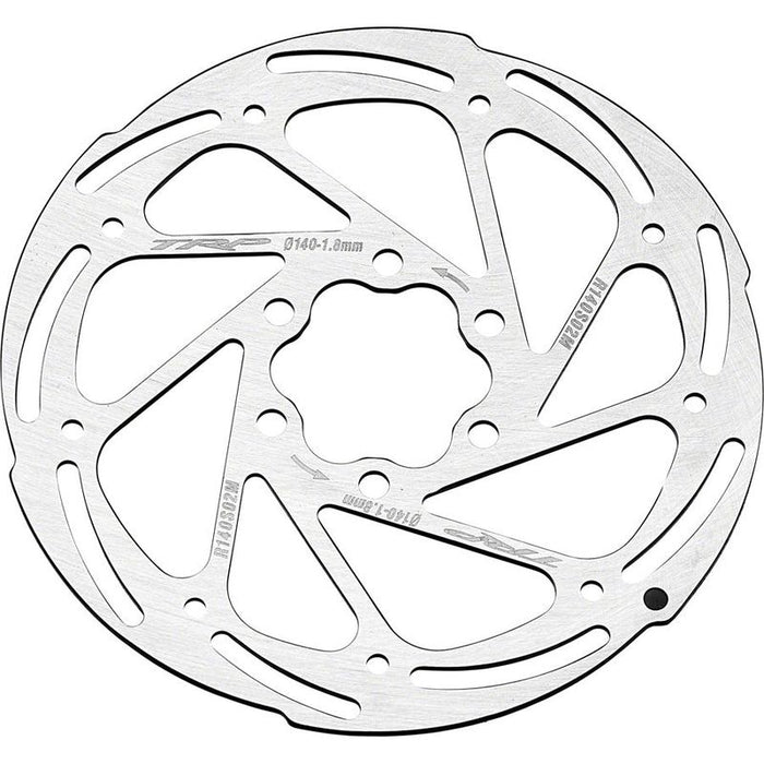 TRP R2 Disc Brake Rotor - 140mm 6-Bolt 1.8mm Rust Blocker Treatment Silver