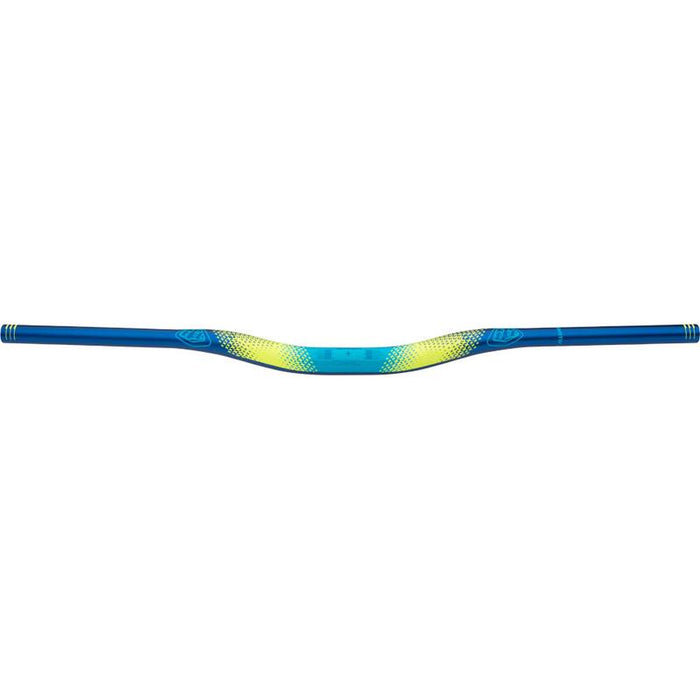 TruVativ Descendant Troy Lee Design Al 800mm Width 25mm Rise Starburst Cyan Blue/Black
