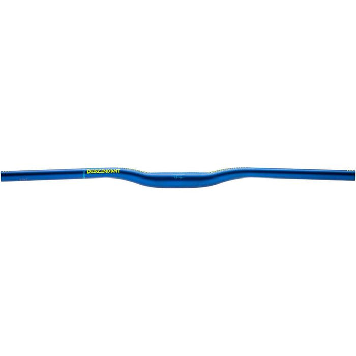 Truvativ Descendant CoLab Troy Lee Designs Riser Bar - 35mm clamp 760mm width 25mm rise Starburst Cyan/Blue