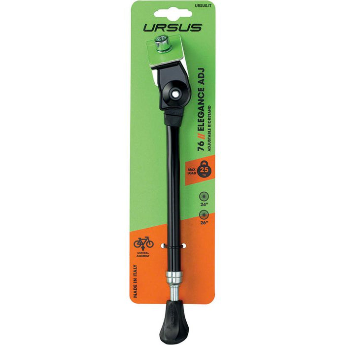 Ursus Elegance Adjustable Kickstand - Medium 24/26/28 Black