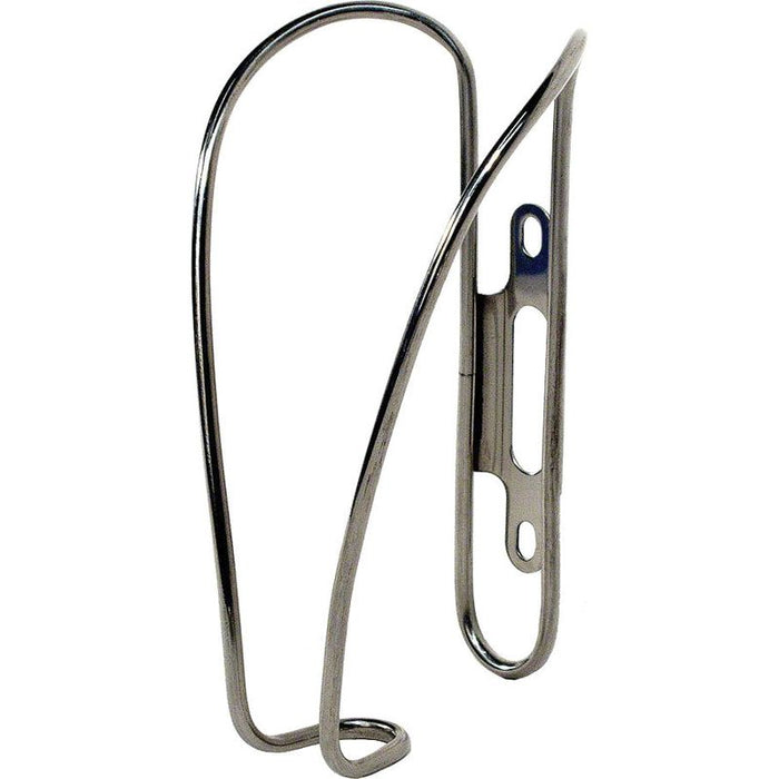 Velo Orange Moderniste Water Bottle Cage: Polished Stainless
