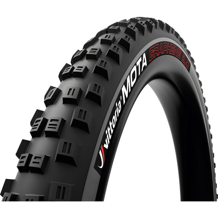 Vittoria Mota Tire - 29 x 2.6 Tubeless 2PLY Folding Black/Anthracite Enduro 4C G2.0