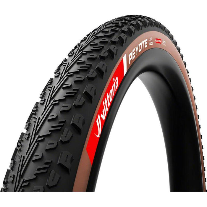 Vittoria Peyote XC Race Tire - 29 x 2.4 Tubeless Folding Brown Graphene Silica G2.0