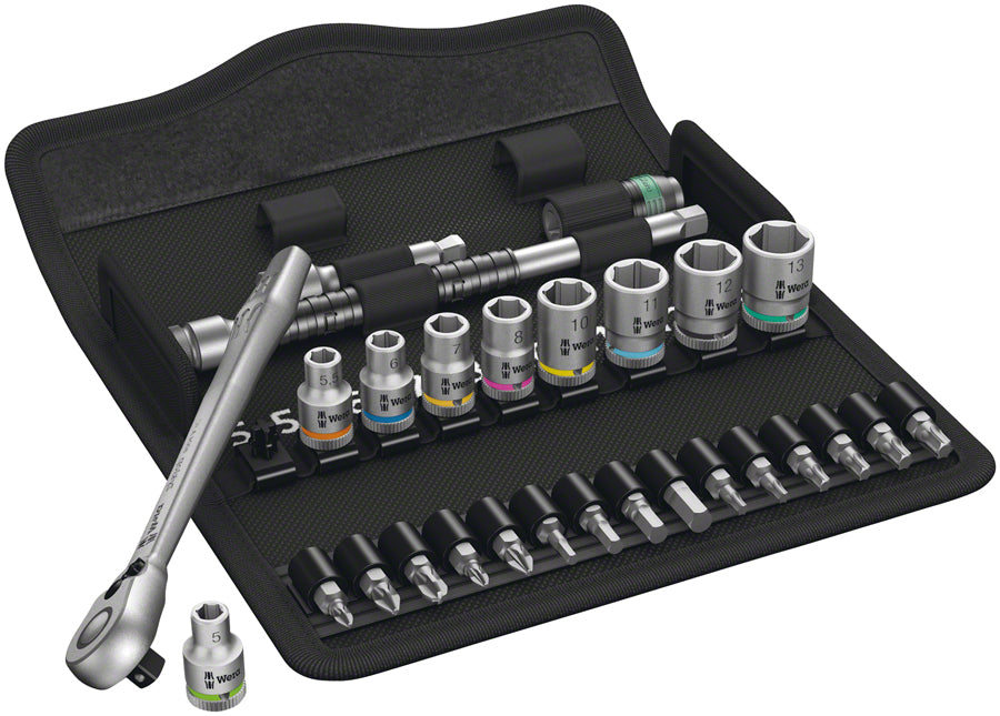 Wera 8100 SA 8 Zyklop Metal Ratchet Set Bicycle Tools