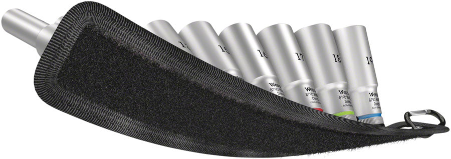 Wera Belt B Deep 1 Socket Set 3/8" Bicycle Tools