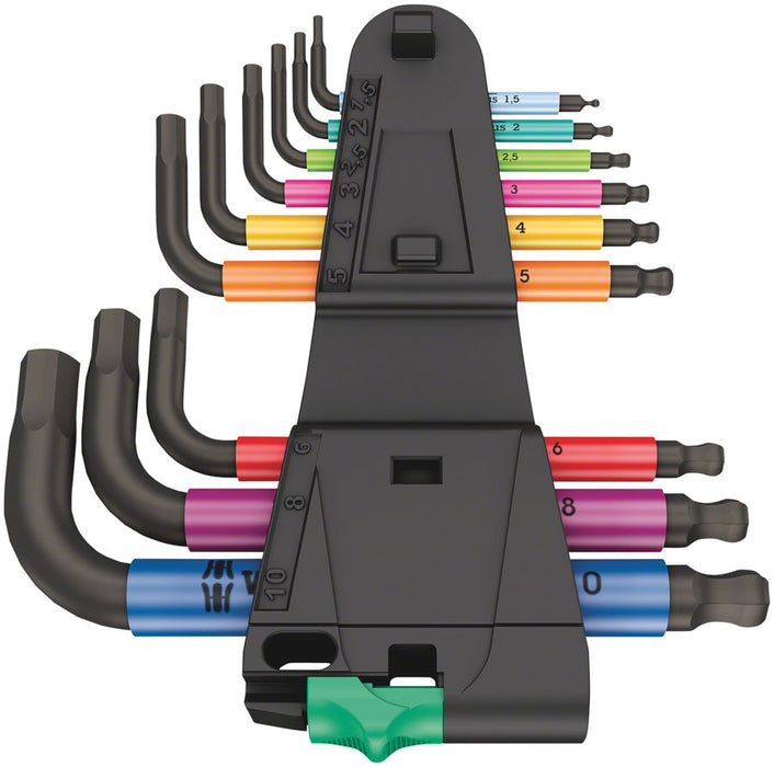 Wera 950/9 Hex-Plus Multicolour 2 L-key set Bicycle Hex Wrenches