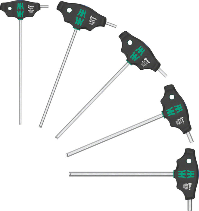 Wera 454/5 Hf  Set 1 Screwdriver Set T-Handle Screwdriver Hex-Plus Bicycle Hex Wrenches