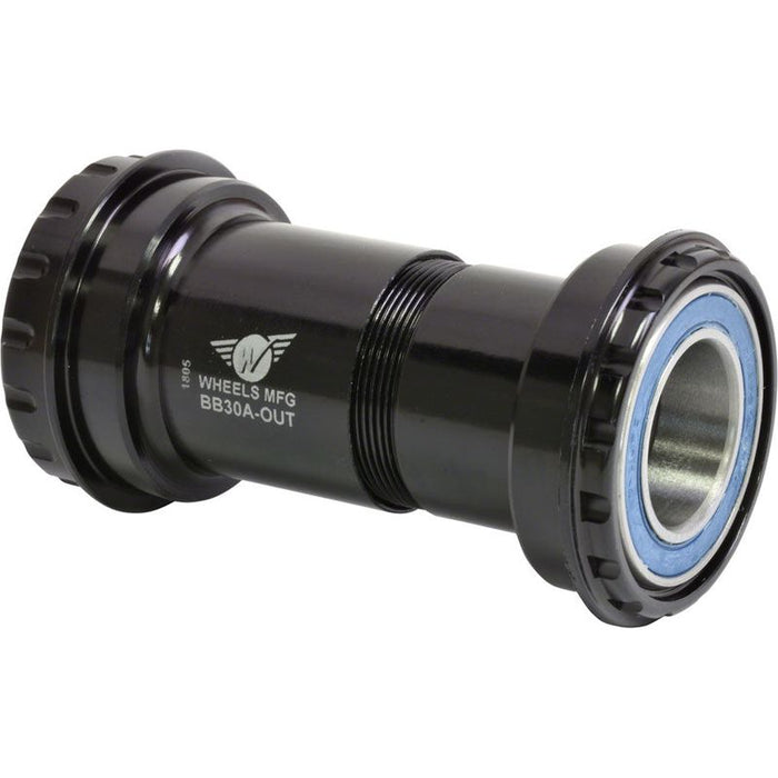Wheels Manufacturing BB30A Frame to GXP Spindle Outboard Thread Together Bottom Bracket Black