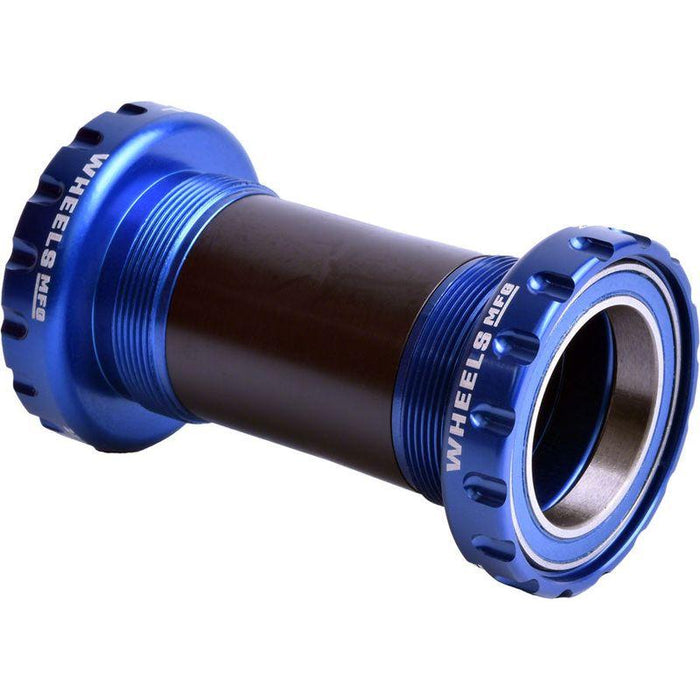 Wheels Manufacturing BSA 30 Bottom Bracket - English (BSA) Frame Interface ABEC-3 Bearings For 30mm Spindle Blue