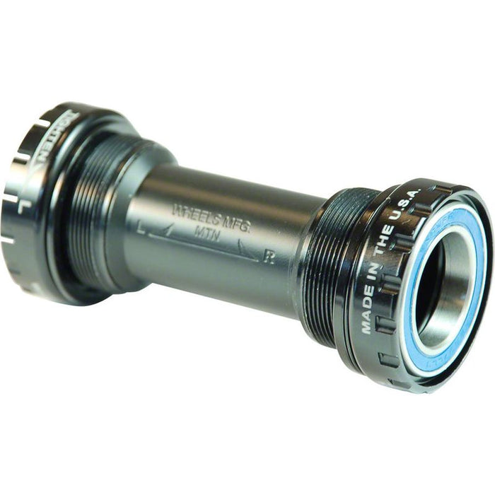 Wheels Manufacturing BSA Bottom Bracket - SRAM MTB ABEC-3 Bearings Black Cups