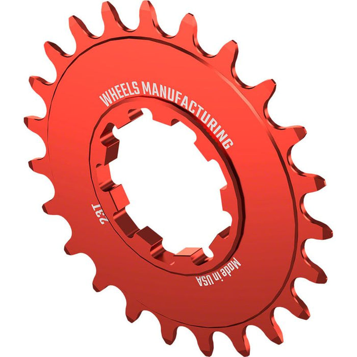 Wheels Manufacturing SOLO-SPEED Cog - 23t Fits SOLO-SPLINE and SOLO-XD kits Red