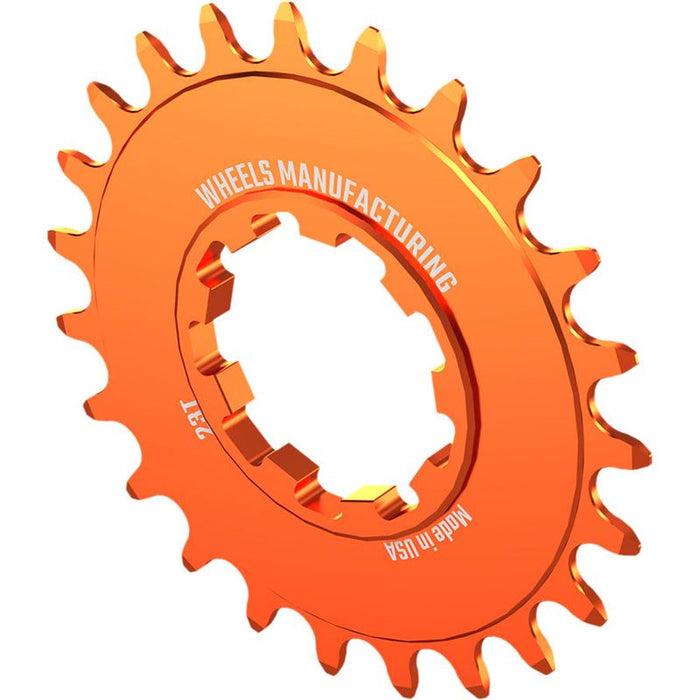 Wheels Manufacturing SOLO-SPEED Cog - 23t Fits SOLO-SPLINE and SOLO-XD kits Orange