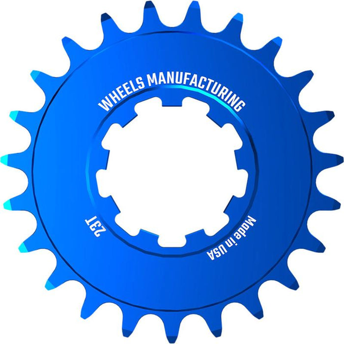 Wheels Manufacturing SOLO-SPEED Cog - 23t Fits SOLO-SPLINE and SOLO-XD kits Blue