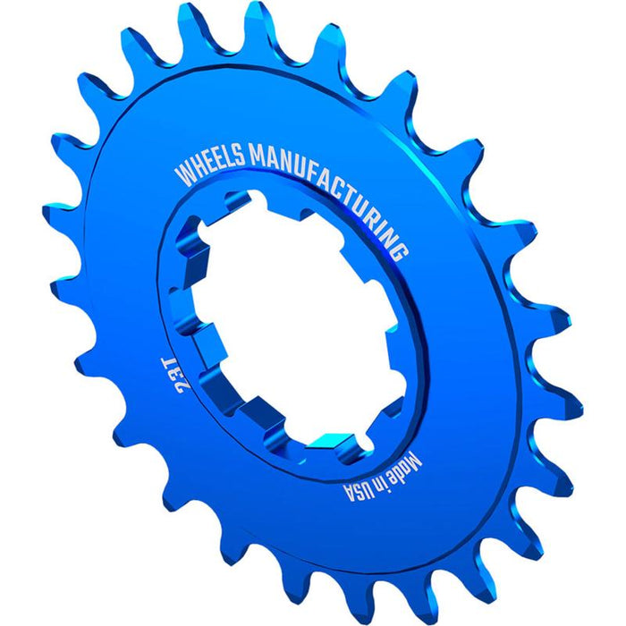 Wheels Manufacturing SOLO-SPEED Cog - 23t Fits SOLO-SPLINE and SOLO-XD kits Blue