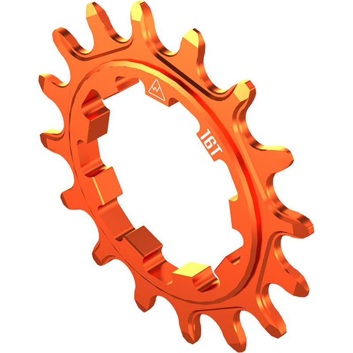 Wheels Manufacturing SOLO-SPEED Cog - 16t Fits SOLO-SPLINE and SOLO-XD kits Orange