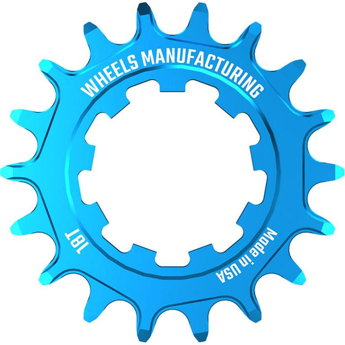 Wheels Manufacturing SOLO-SPEED Cog - 18t Fits SOLO-SPLINE and SOLO-XD kits Teal