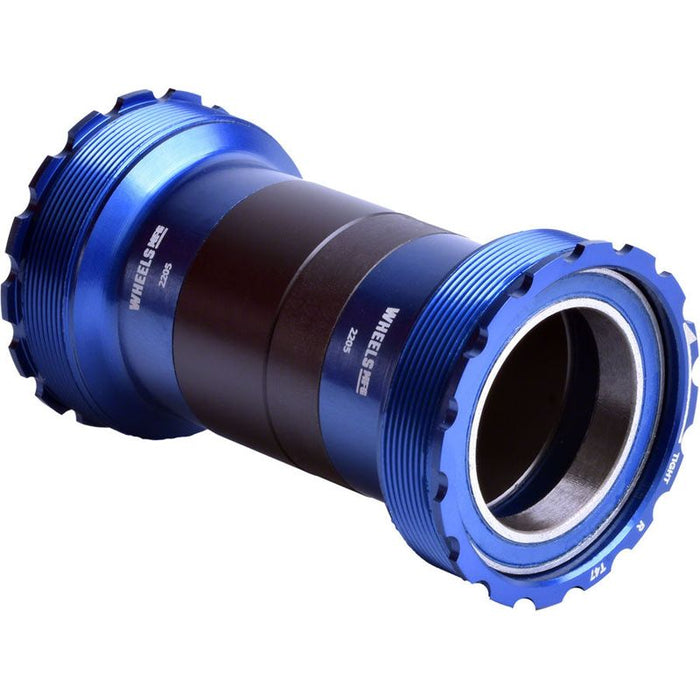 Wheels Manufacturing T47 Inboard Bottom Bracket - For 30mm Spindle ABEC-3 Bearings Fits Frames with 68mm-132mm BB Shells Blue