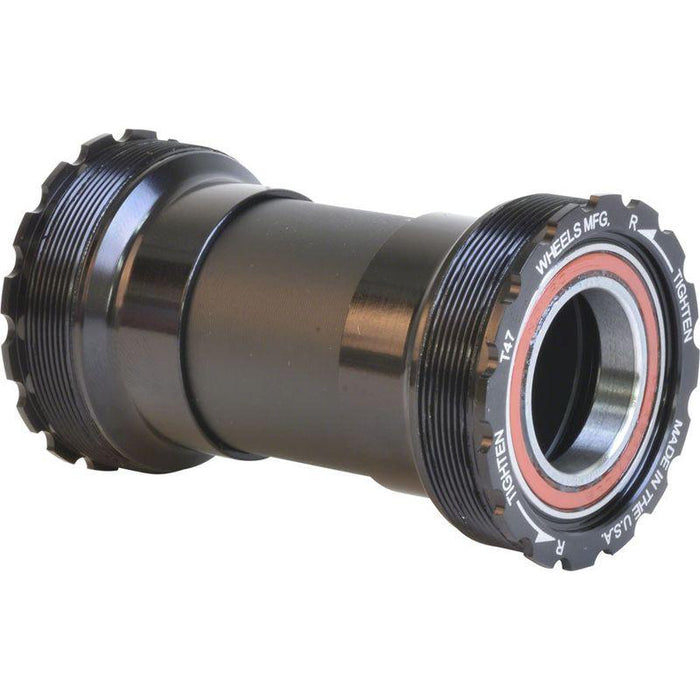 Wheels Manufacturing T47 Inboard Bottom Bracket with Angular Contact Bearings for 22/24mm (SRAM/GXP) Spindles